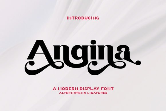 Angina Font - Featured Image