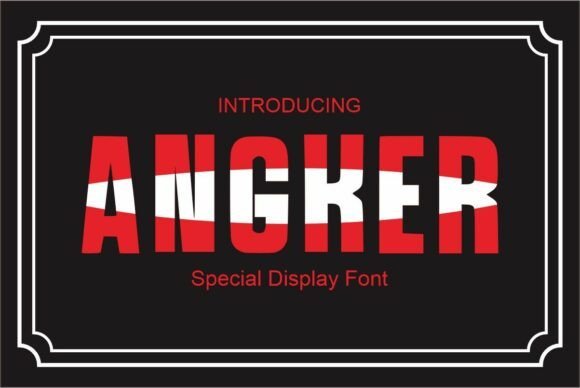 Angker Font - Featured Image