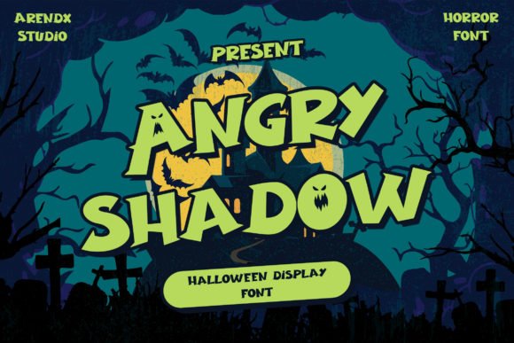 Angry Shadow Font - Featured Image