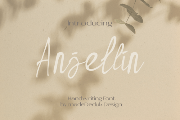 Anjellin Script Font - Featured Image