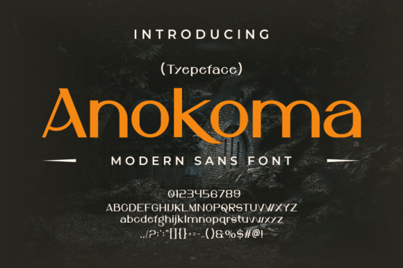 Anokoma Font - Featured Image