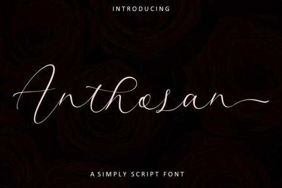 Anthosan Font - Featured Image
