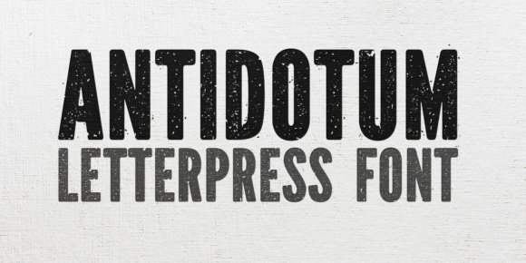 Antidotum Font - Featured Image