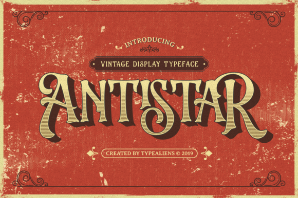 Antistar Font - Featured Image