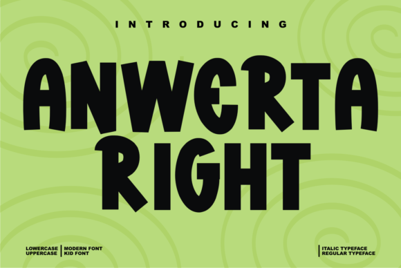 Anwerta Right Font - Featured Image