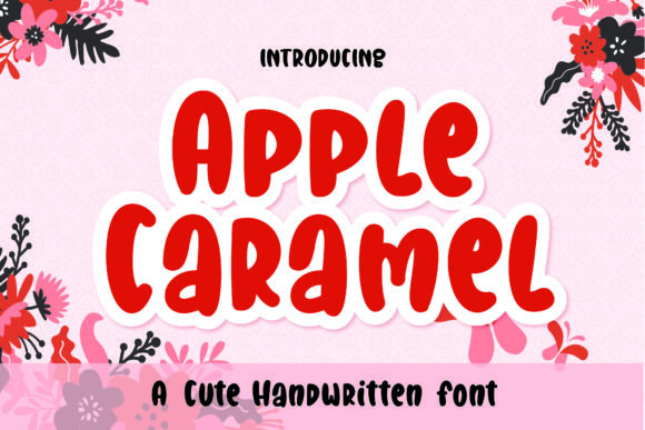 Apple Caramel Font - Featured Image