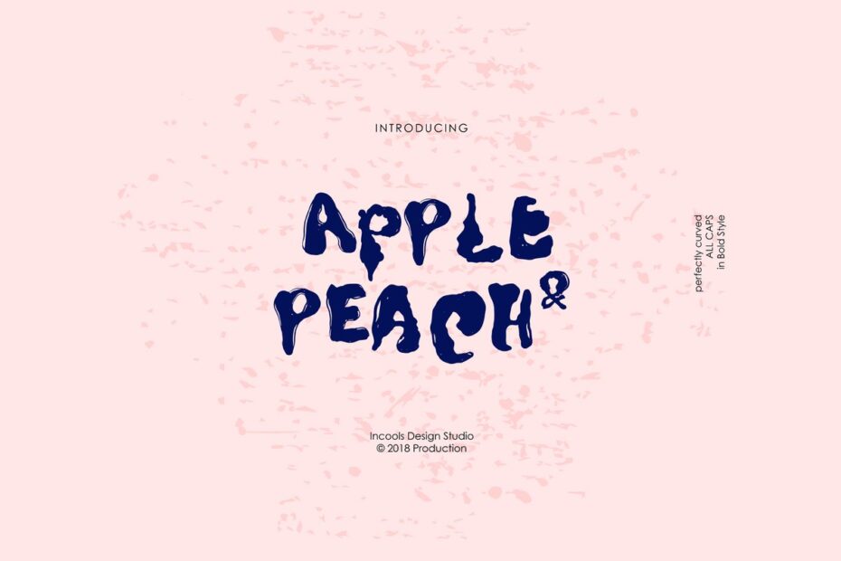 Apple & Peach Font - Featured Image