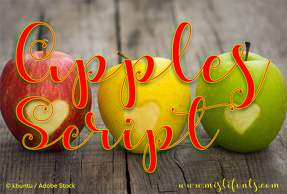 Apples Script Font - Featured Image