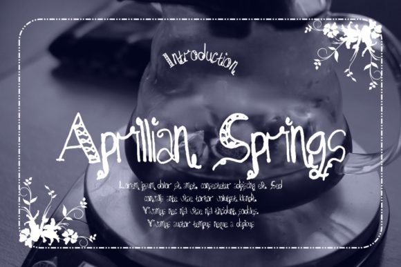 Aprillian Springs Font - Featured Image