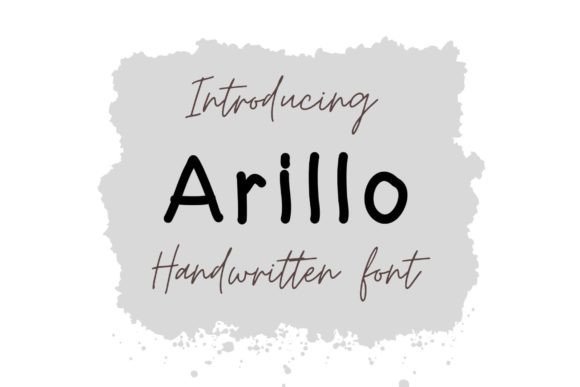 Arillo Font - Featured Image