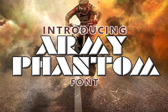 Army Phantom Font - Featured Image