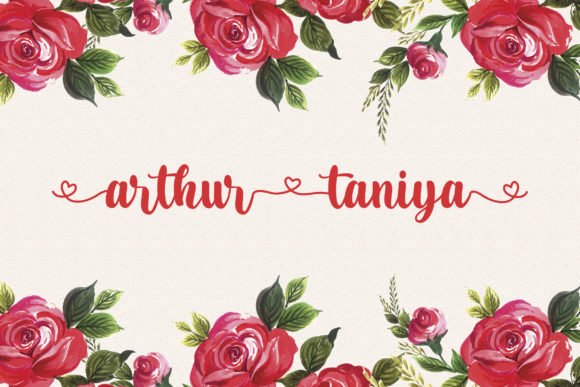 Arthur Taniya Font - Featured Image