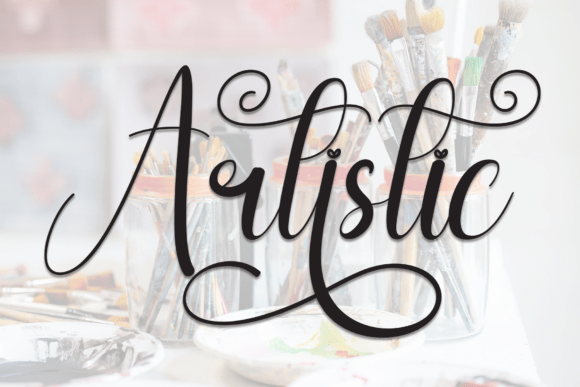 Artistic Font - Featured Image