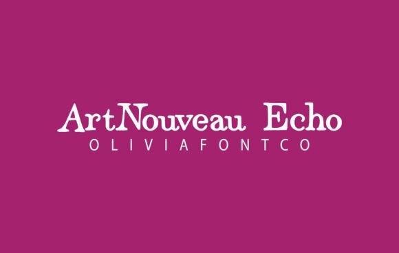 Artnouveau Echo Font - Featured Image