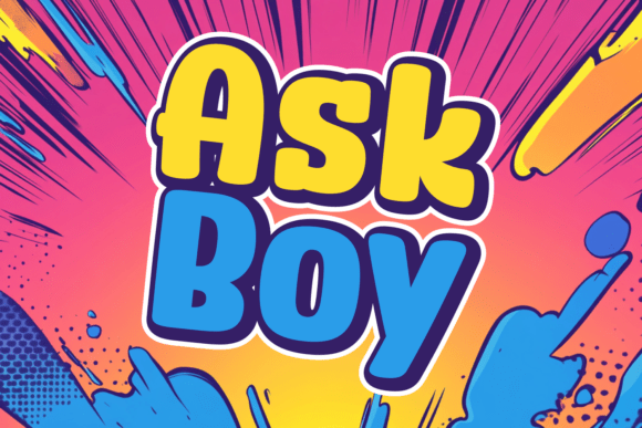 Ask Boy Font - Featured Image