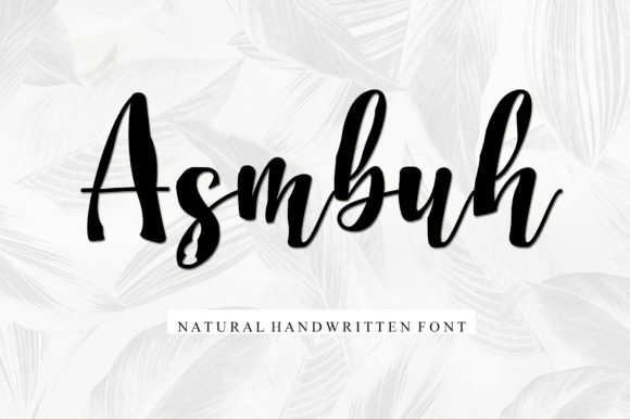 Asmbuh Font - Featured Image