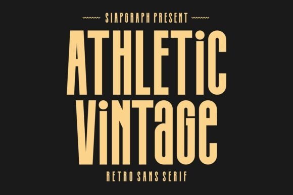 Athletic Vintage Font - Featured Image