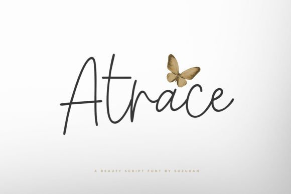 Atrace Font - Featured Image