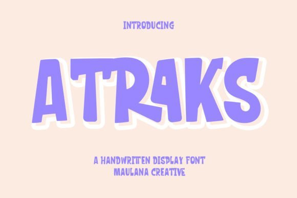 Atraks Font - Featured Image