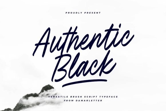 Authentic Black Font - Featured Image