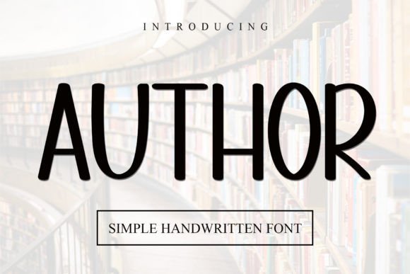 Author Font - Featured Image