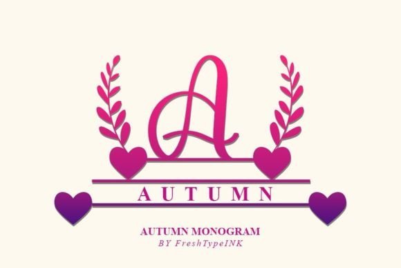 Autumn Monogram Font - Featured Image