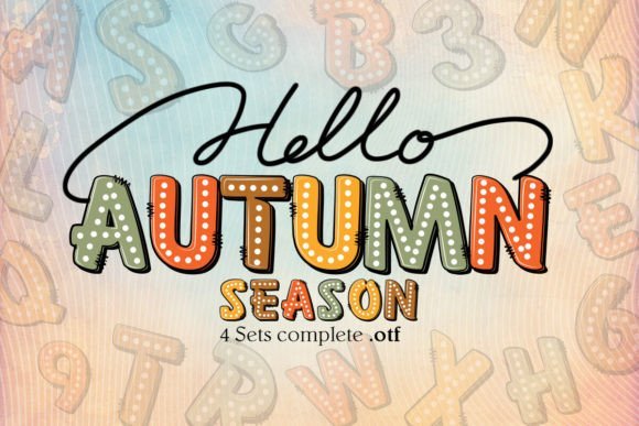 Autumn Season Font - Featured Image