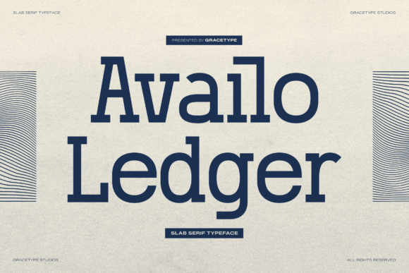 Availo Ledger Font - Featured Image