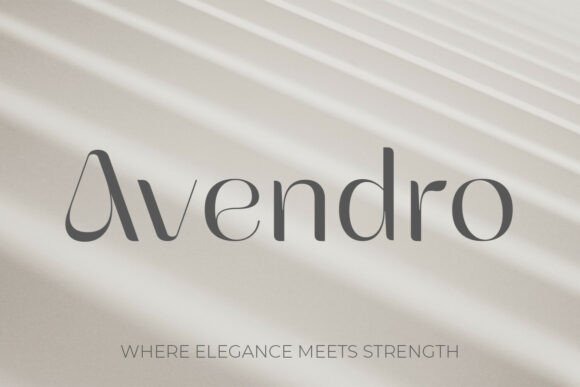 Avendro Font - Featured Image