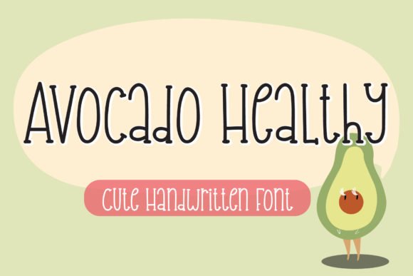 Avocado Healthy Font - Featured Image