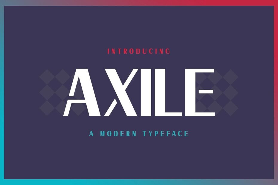 Axile Font - Featured Image