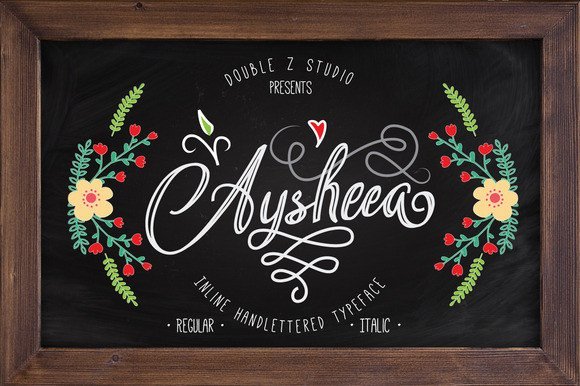 Aysheea Font - Featured Image