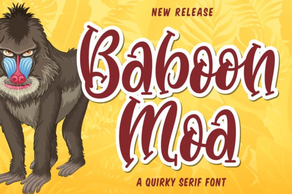 Baboon Moa Font - Featured Image