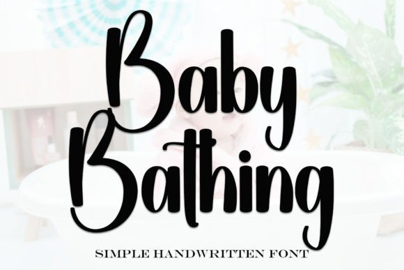Baby Bathing Font - Featured Image