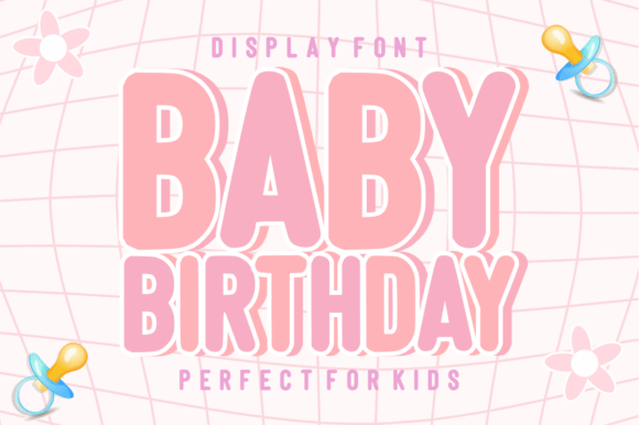 Baby Birthday Font - Featured Image