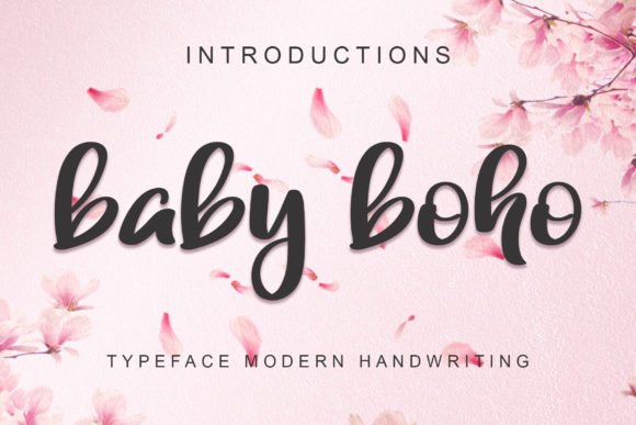 Baby Boho Font - Featured Image