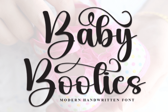 Baby Booties Font - Featured Image
