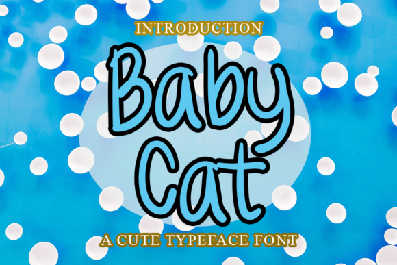 Baby Cat Font - Featured Image