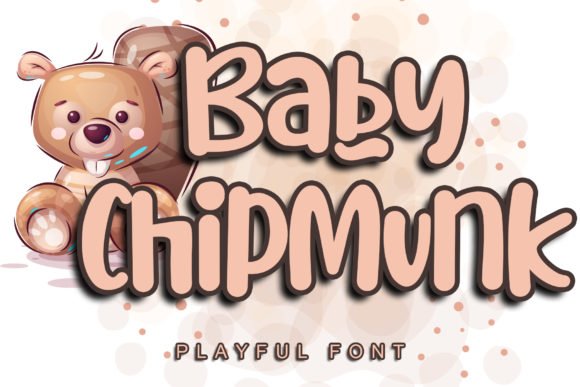 Baby Chipmunk Font - Featured Image