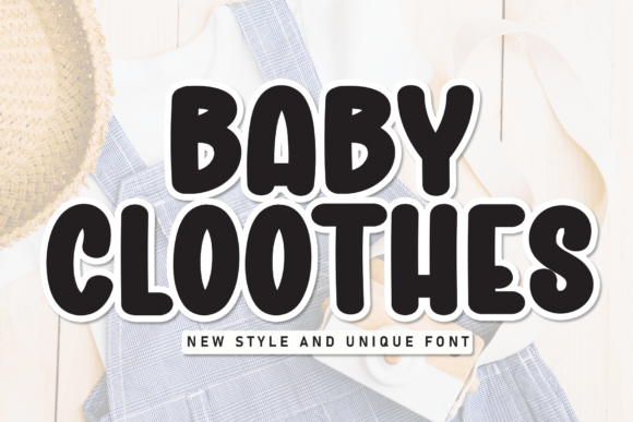 Baby Cloothes Font - Featured Image