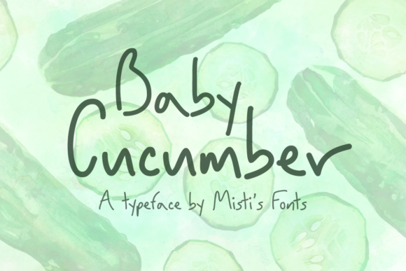 Baby Cucumber Font - Featured Image