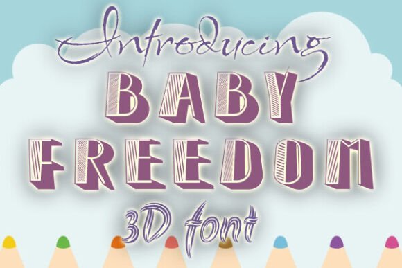 Baby Freedom Font - Featured Image