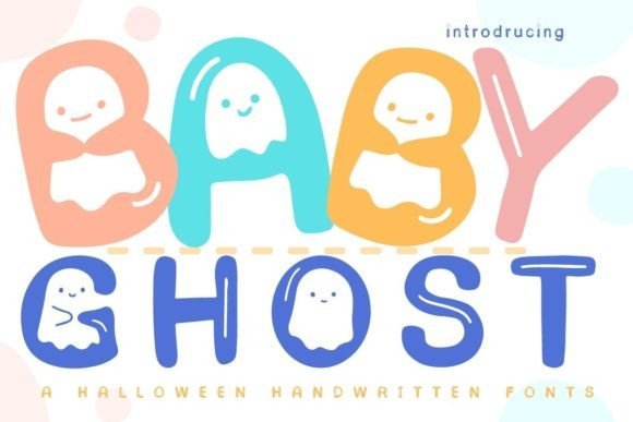 Baby Ghost Font - Featured Image