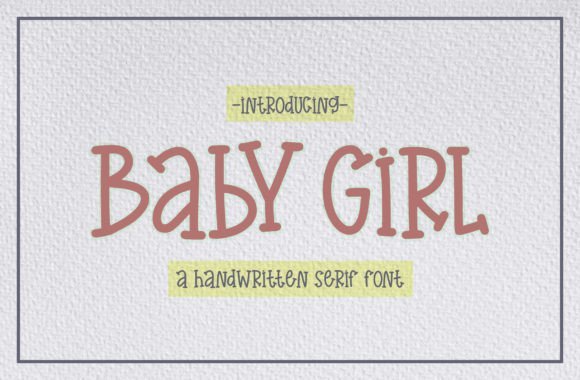 Baby Girl Font - Featured Image