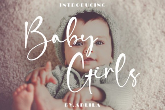 Baby Girls Font - Featured Image
