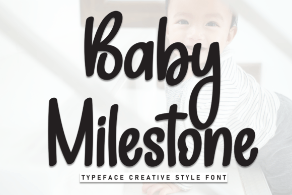 Baby Milestone Font - Featured Image
