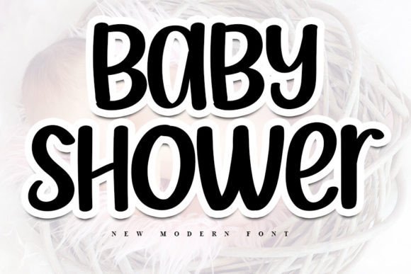 Baby Shower Font - Featured Image