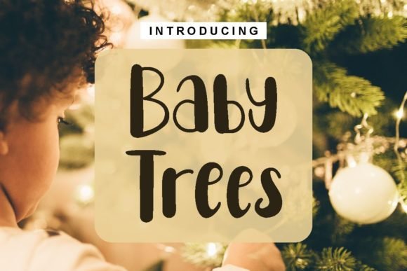 Baby Trees Font - Featured Image