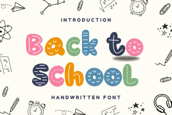Back to School Font - Featured Image