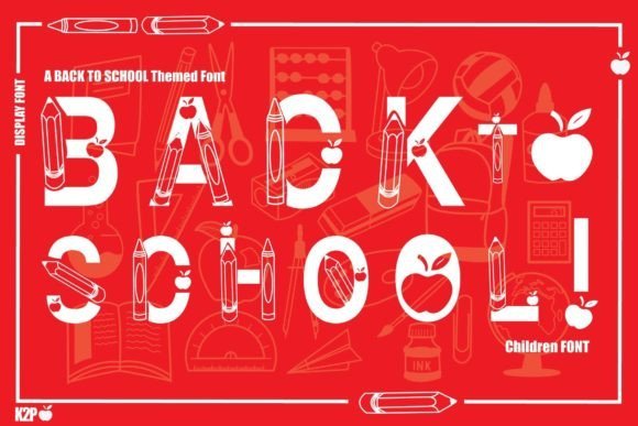 Back to School Font - Featured Image
